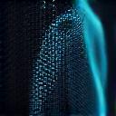 Icône de circuit imprimé intégré dans un tissu